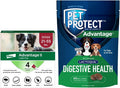 Advantage II Large Dog 21–55 lbs + Digestive Health Chews