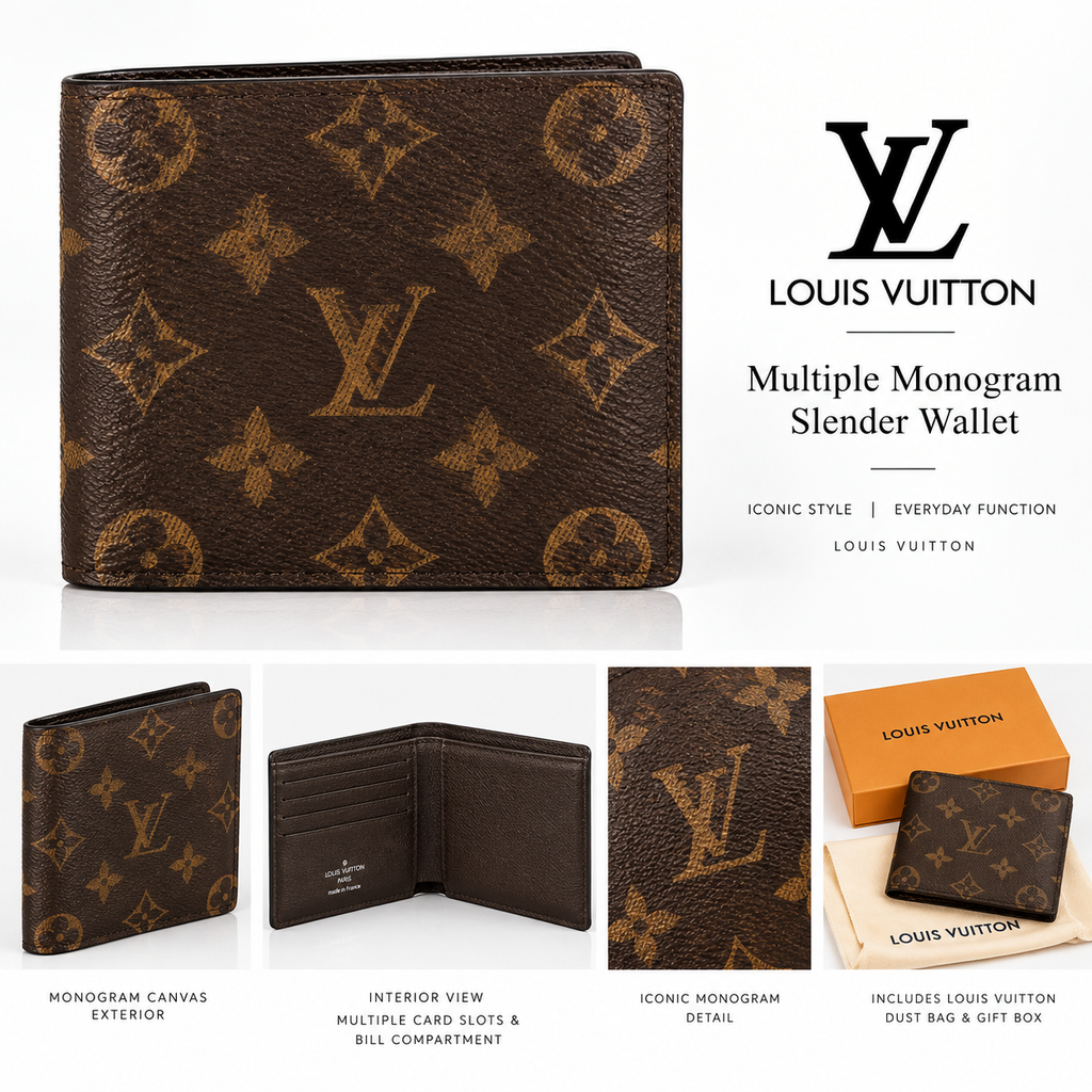Louis Vuitton Multiple Monogram Slender Wallet