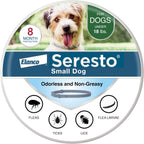 Seresto Small Dog Flea & Tick Collar Under 18 lbs – 8 Months Protection