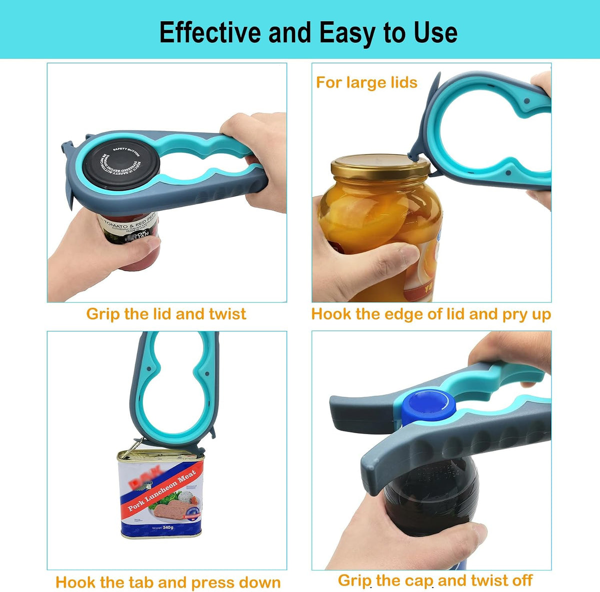 Otstar Easy Grip Jar & Bottle Opener