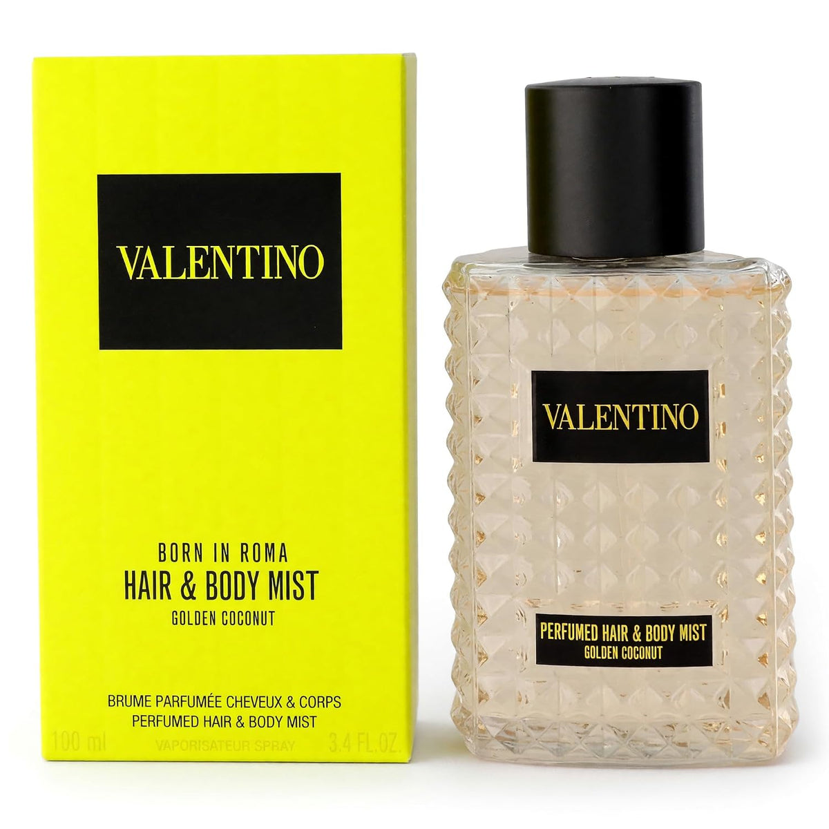 Valentino Born in Roma Golden Coconut Hair and Body Mist for Women 100ml / 3.4 oz