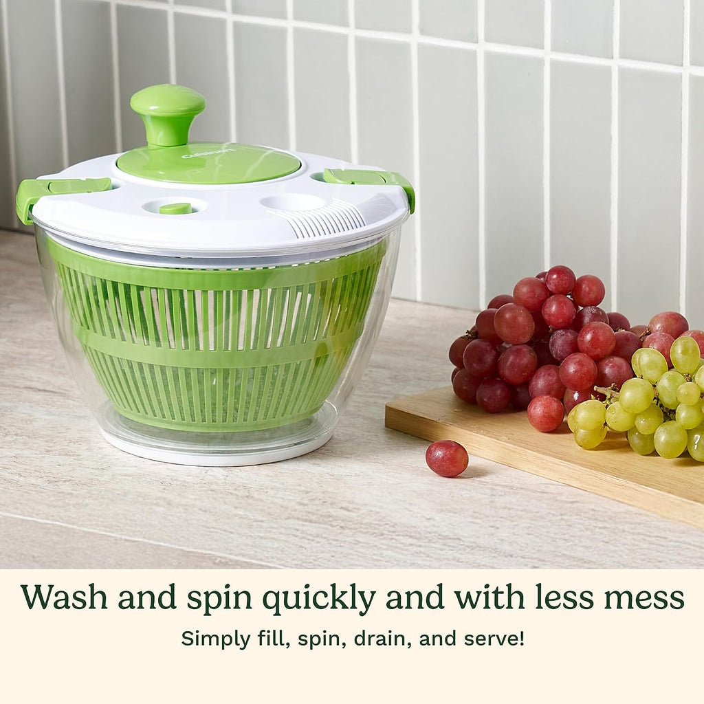 Cuisinart 3Qt Salad Spinner CTG-00-SSAS – Wash, Spin & Dry