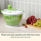 Cuisinart 3Qt Salad Spinner CTG-00-SSAS – Wash, Spin & Dry