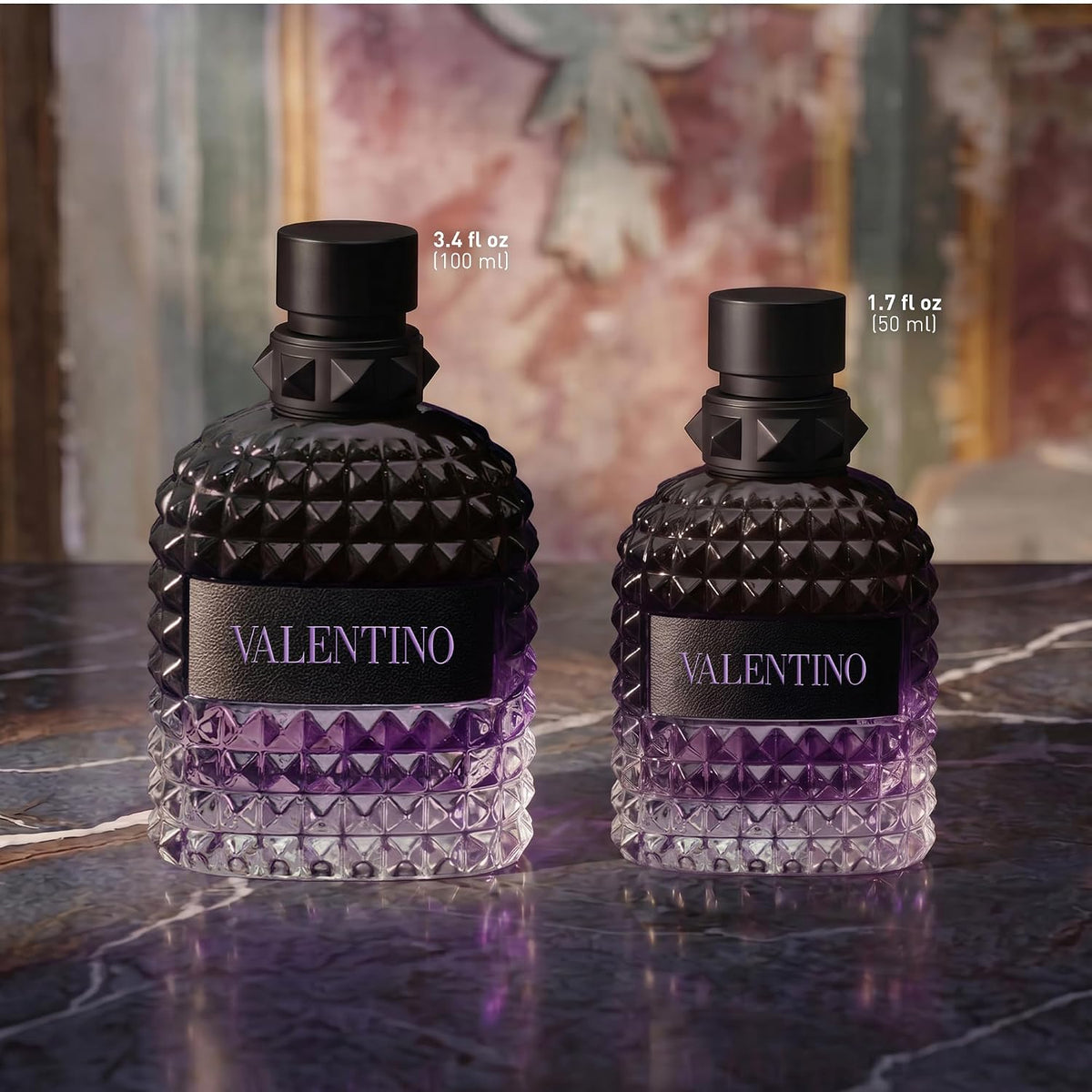 Valentino Uomo Born in Roma Purple Eau de Toilette for Men – Ambery Aromatic Fragrance