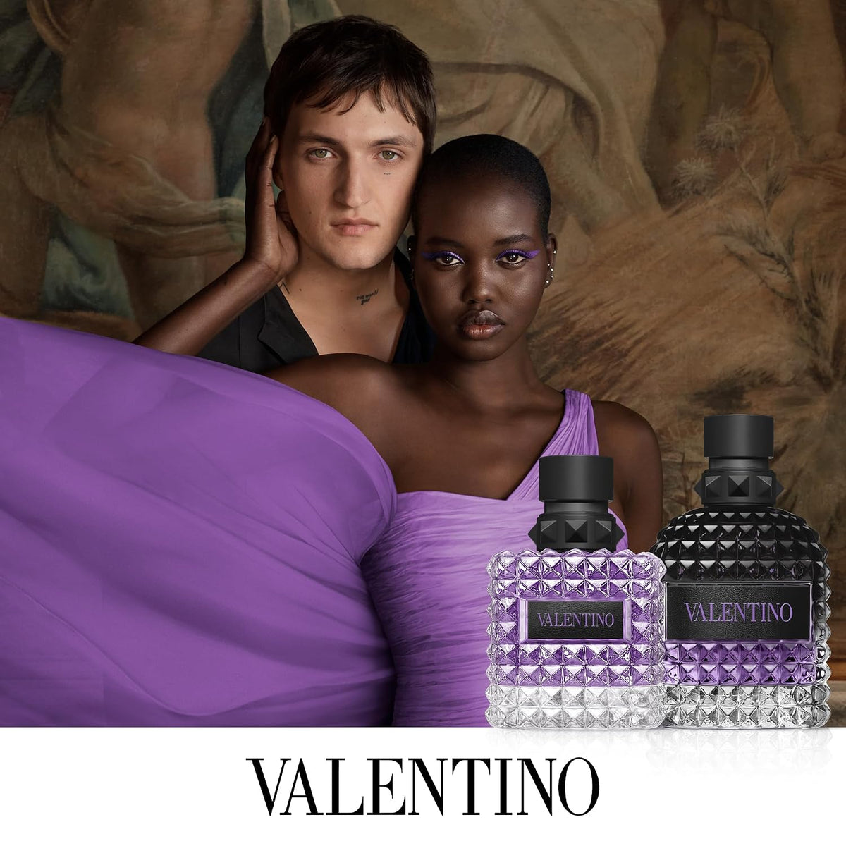 Valentino Uomo Born in Roma Purple Eau de Toilette for Men – Ambery Aromatic Fragrance