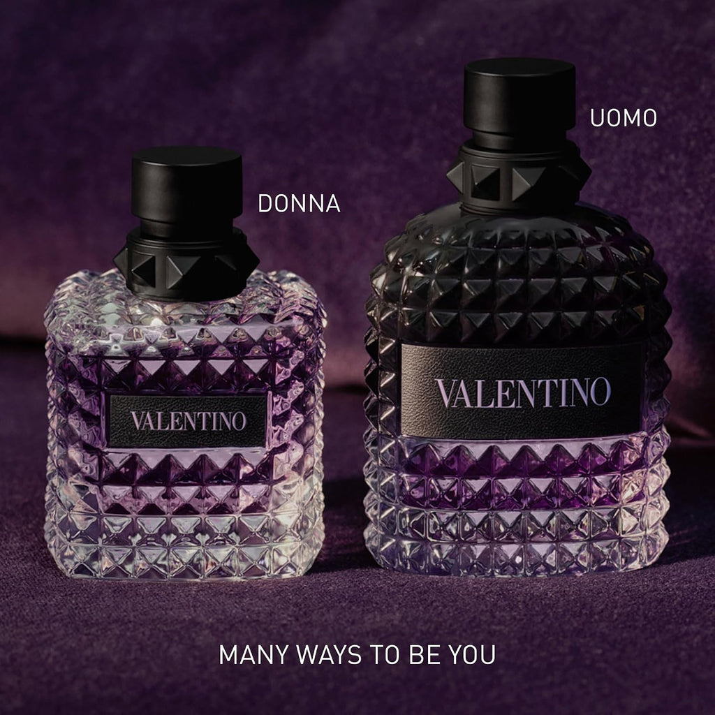 Valentino Uomo Born in Roma Purple Eau de Toilette for Men – Ambery Aromatic Fragrance