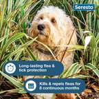 Seresto Small Dog Flea & Tick Collar Under 18 lbs – 8 Months Protection
