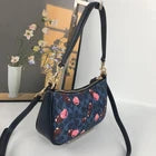 Coach Teri Shoulder and Crossbody Bag Signature Canvas with Cherry Print – Denim CY694