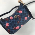 Coach Teri Shoulder and Crossbody Bag Signature Canvas with Cherry Print – Denim CY694