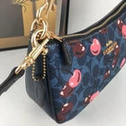 Coach Teri Shoulder and Crossbody Bag Signature Canvas with Cherry Print – Denim CY694