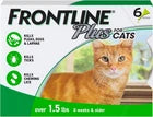FRONTLINE Plus Flea & Tick Treatment for Cats – 6 Treatments