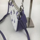Coach Teri 2-Way Shoulder Bag Signature Canvas with Blueberry Print CR292