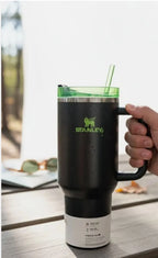 Stanley Quencher 40oz H2.0 FlowState Black Tumbler