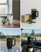 Stanley Quencher 40oz H2.0 FlowState Black Tumbler