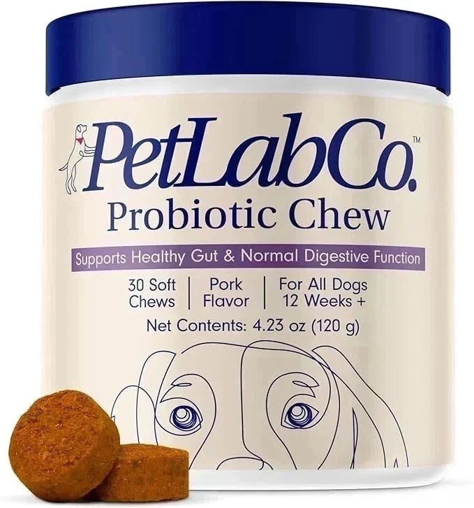 PetLabCo. Probiotic Chews for Dogs – 2 Pack Gut & Digestive Support