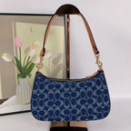 NWT Coach Teri Shoulder Bag Signature Denim CAF82 – Denim/Natural