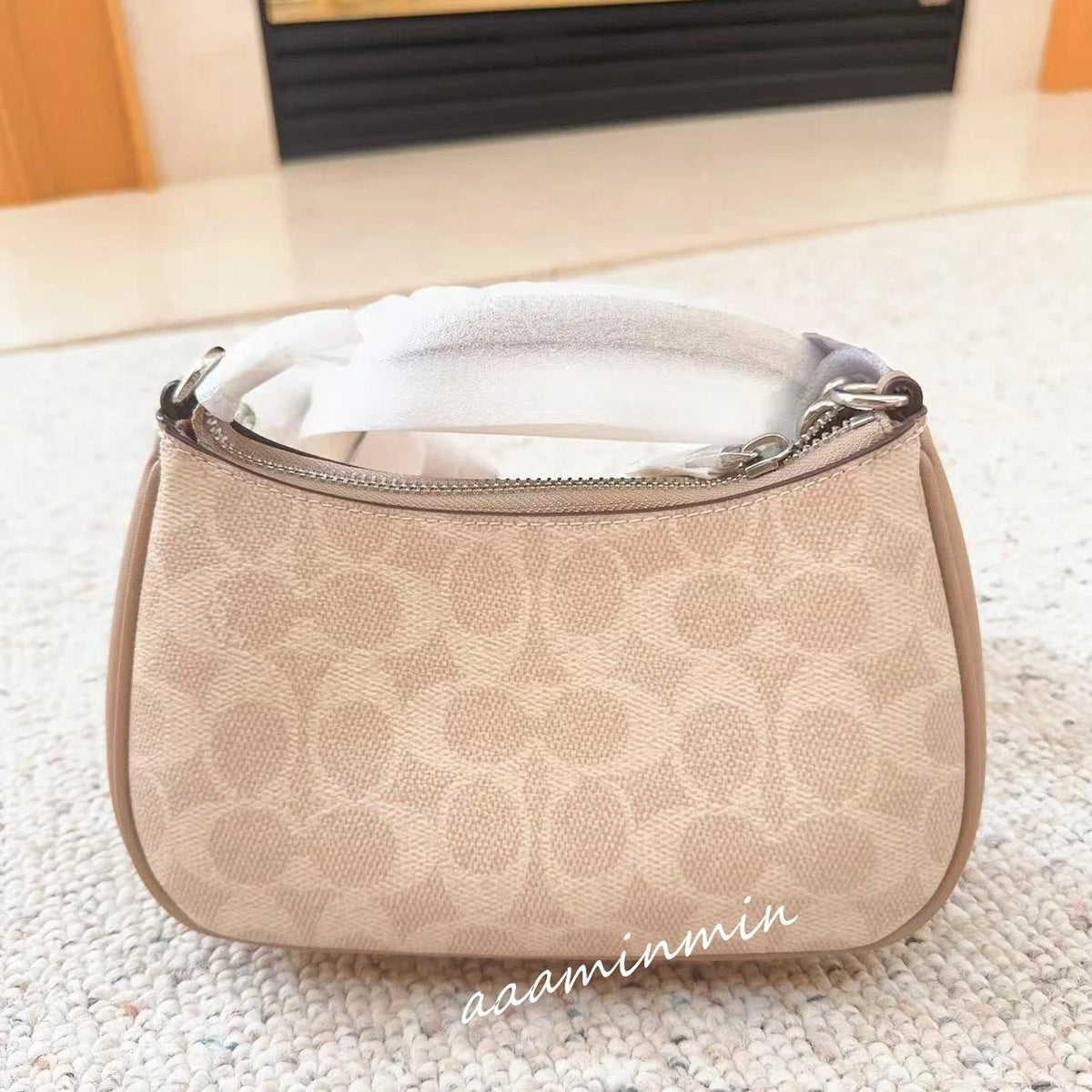NWT Coach Teri Mini Crossbody Bag Signature Canvas CW323