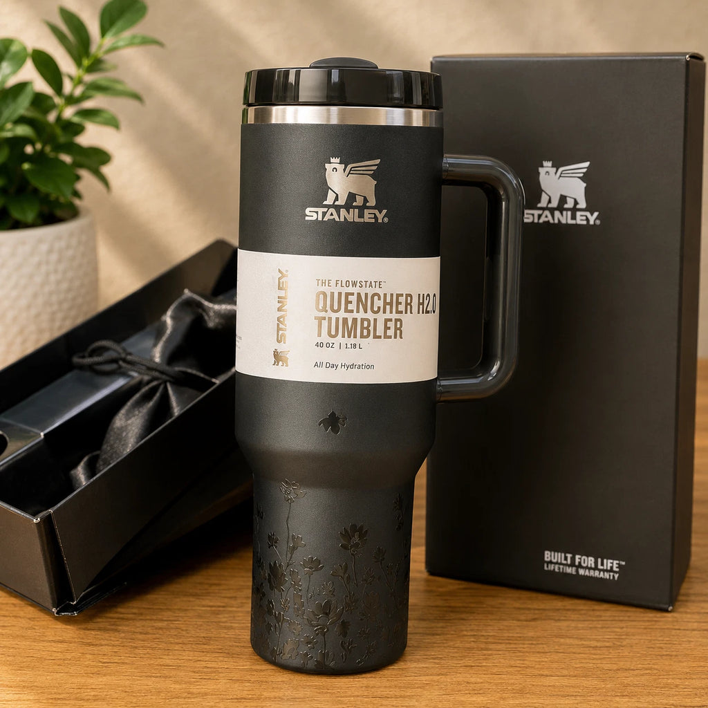 Stanley Quencher H2.0 FlowState 40oz Tumbler – Black
