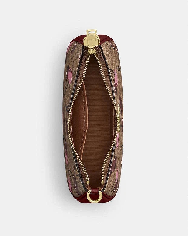 NWT Coach Teri Shoulder Bag Signature Canvas Cherry Print CY694