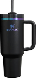 Stanley Quencher H2.0 40oz Black Chroma Tumbler with Straw