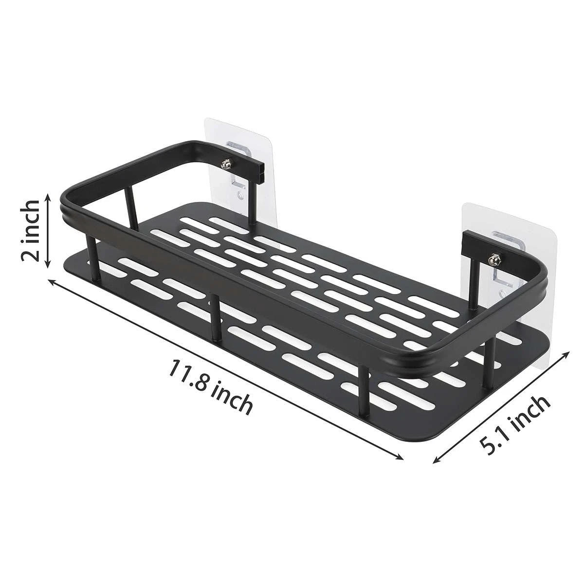 Punch-Free Bathroom & Kitchen Wall Mounted Storage Rack