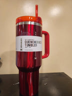 Stanley x Starbucks Holiday Red Quencher 40oz H2.0 Tumbler