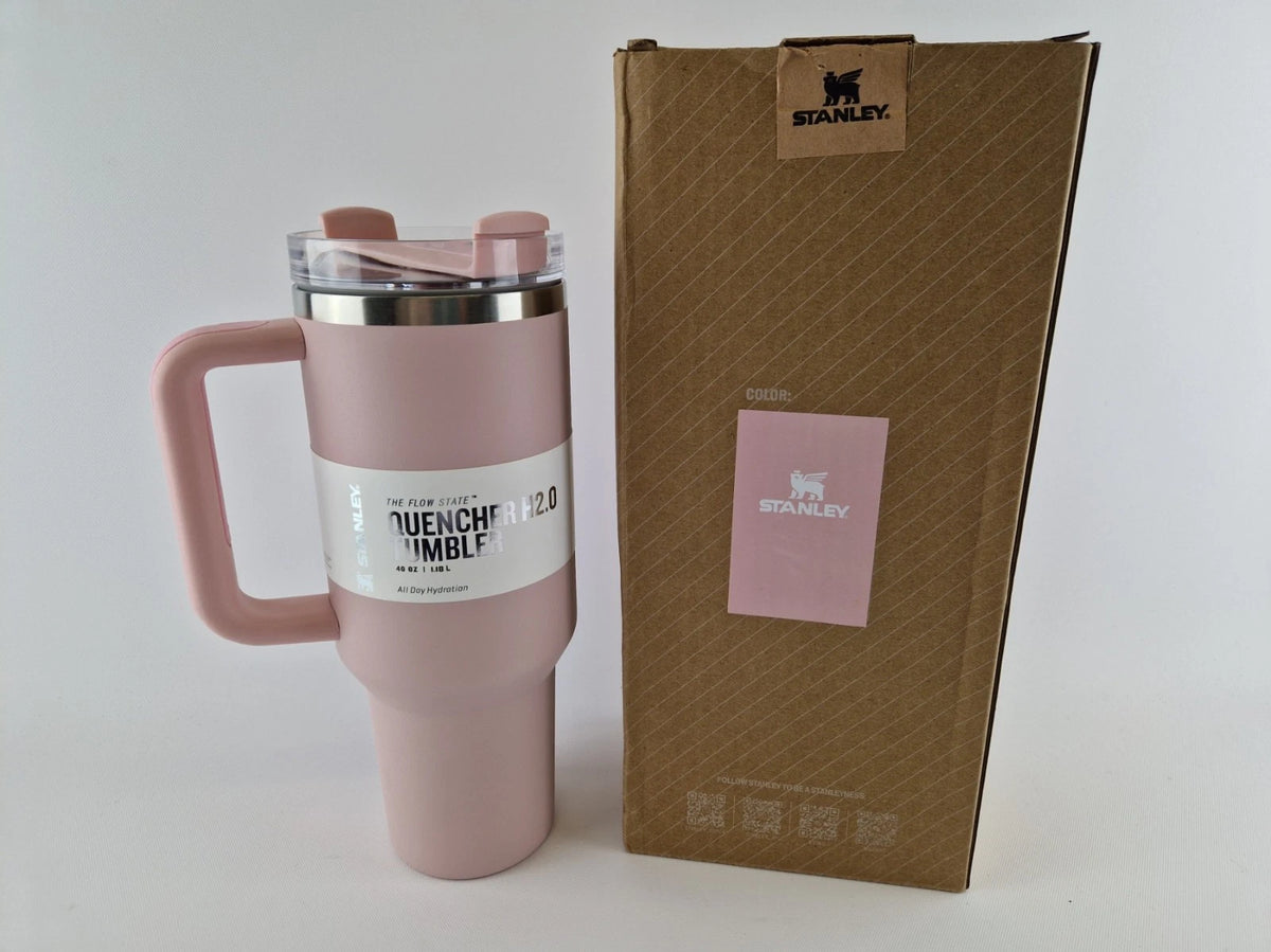 Stanley Quencher H2.0 FlowState Pink 40oz Tumbler