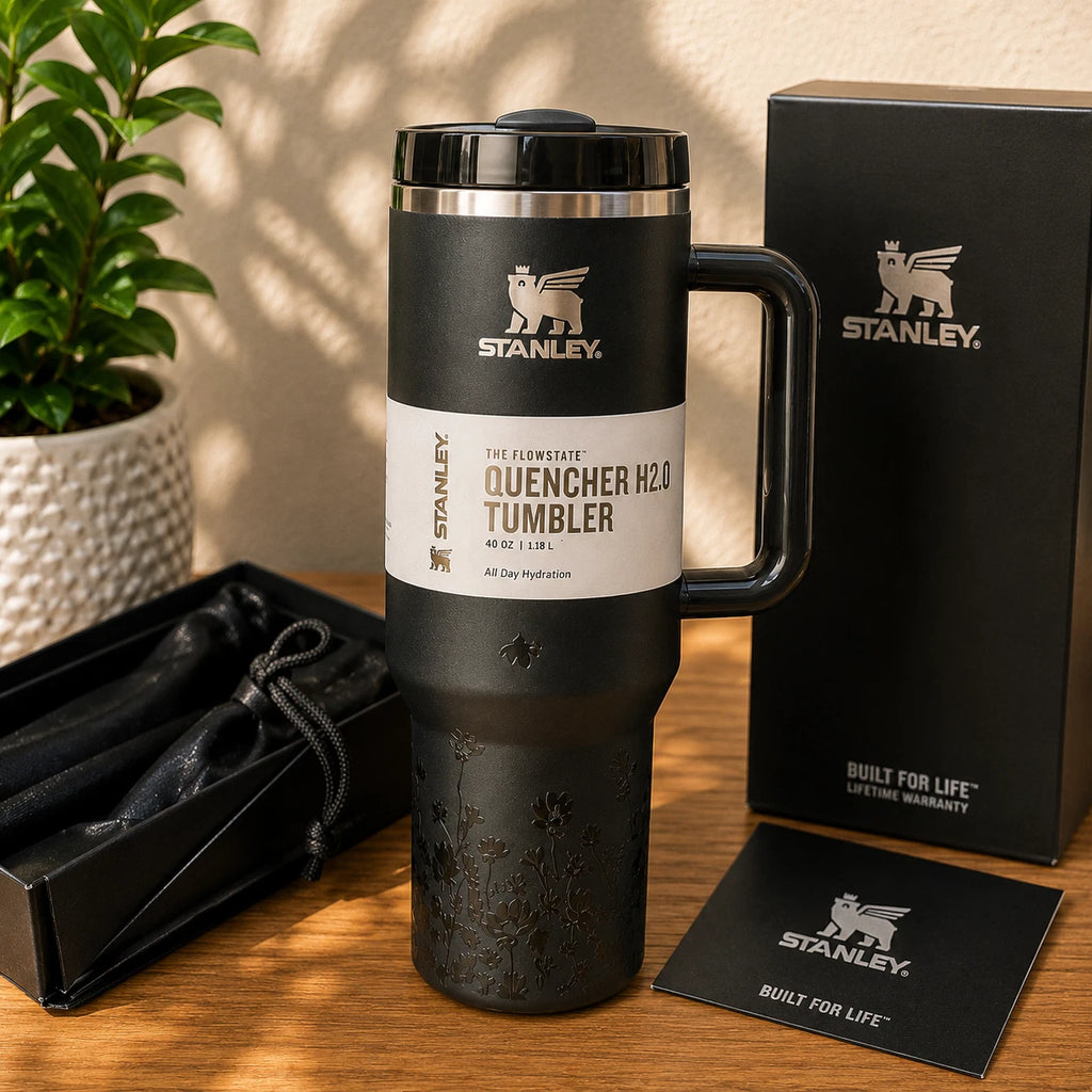 Stanley Quencher H2.0 FlowState 40oz Tumbler – Black