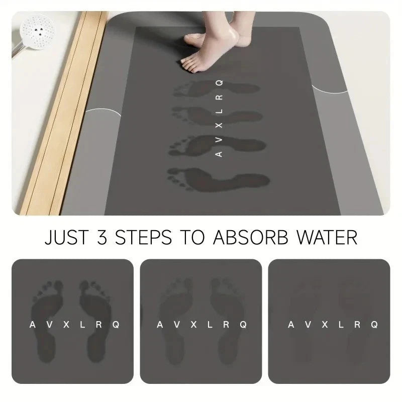 Super Absorbent Non-Slip Quick-Dry Bath Mat 24"/32"