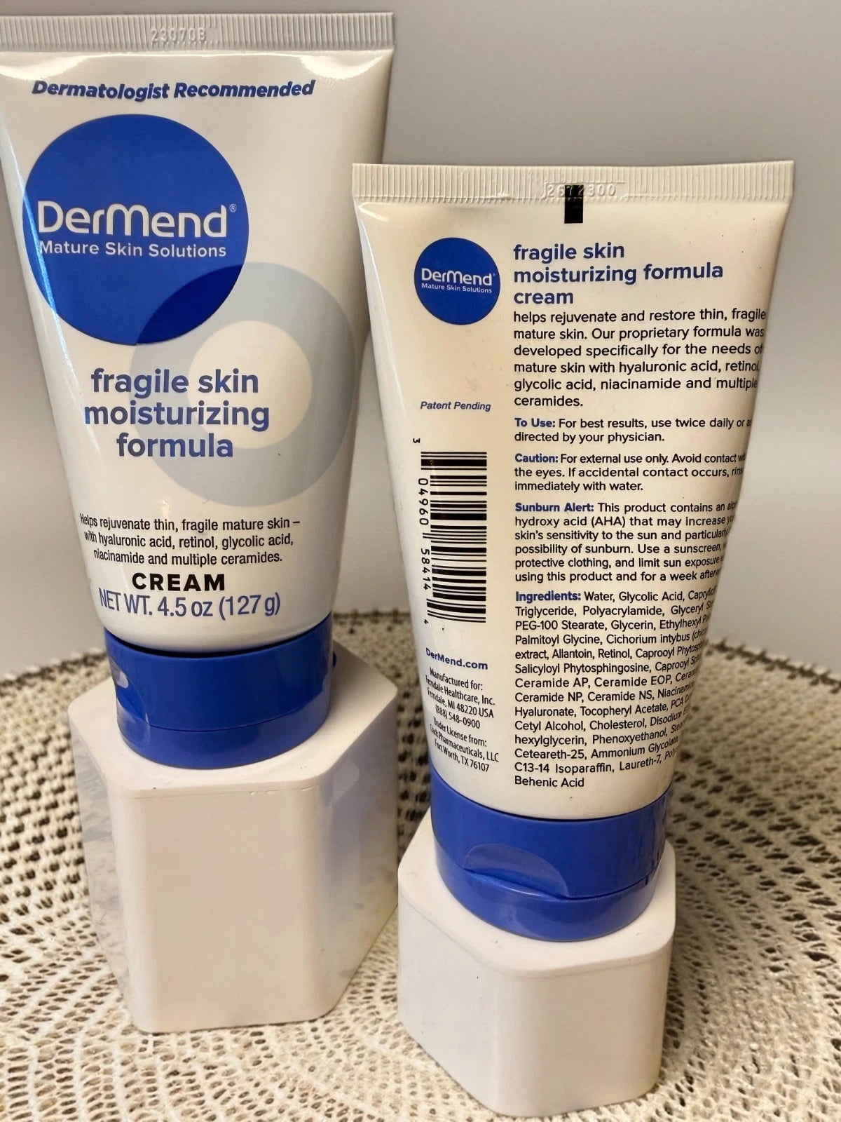 DerMend Fragile Skin Moisturizing Formula Cream 4.5 oz