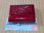 Vivienne Westwood Gamaguchi Trifold Wallet Red Orb Enamel Designer Purse